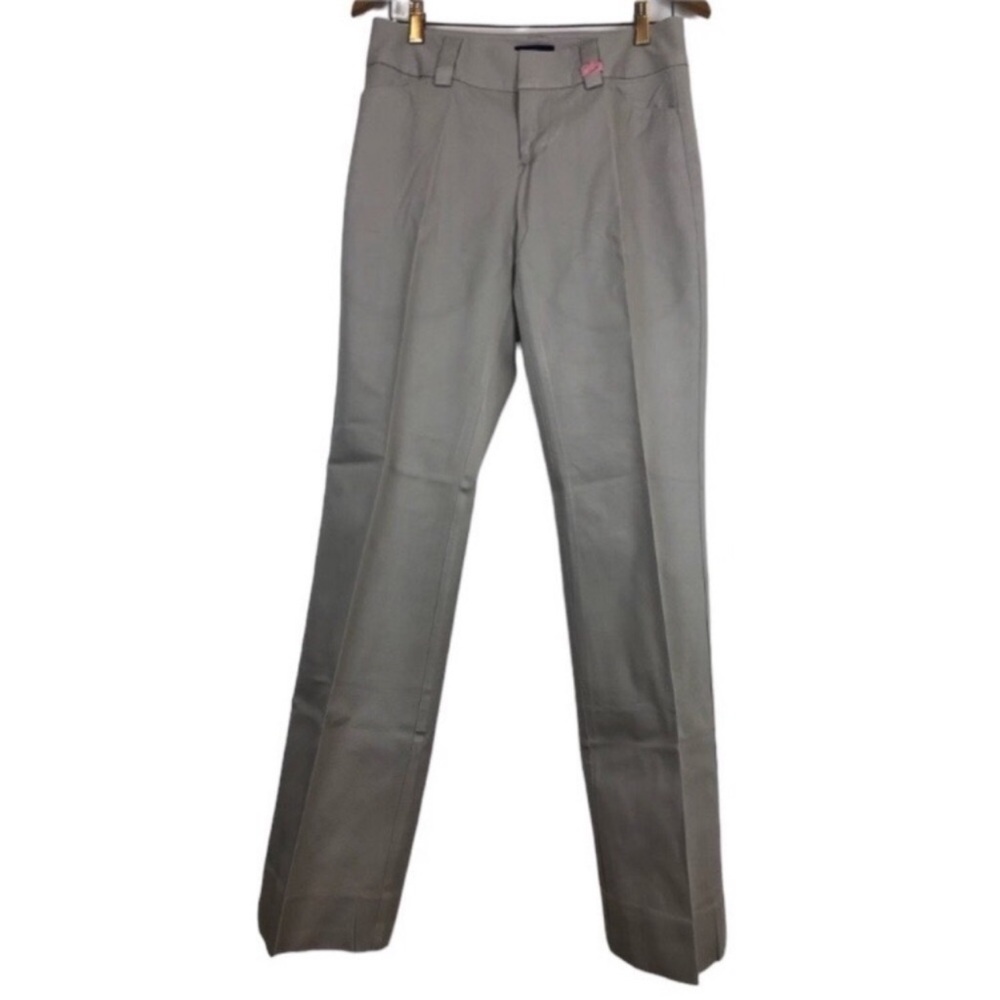 GAP Stretch Khaki Trouser Women’s Size 4R Curvy Fit Flare Leg EUC GAP Quality